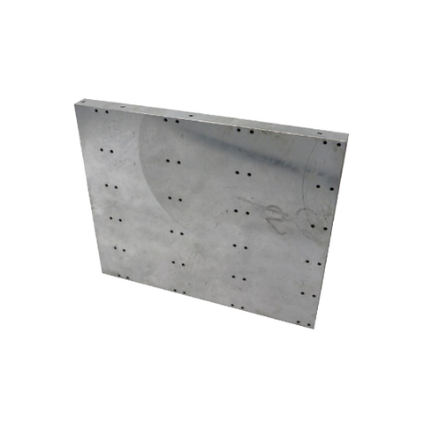Placa de resfriamento de água de alumínio para soldagem por fricção e agitação