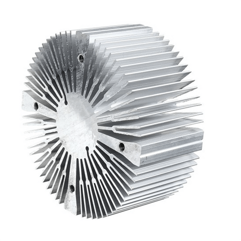 Dissipador de calor IGBT circular de alumínio personalizado