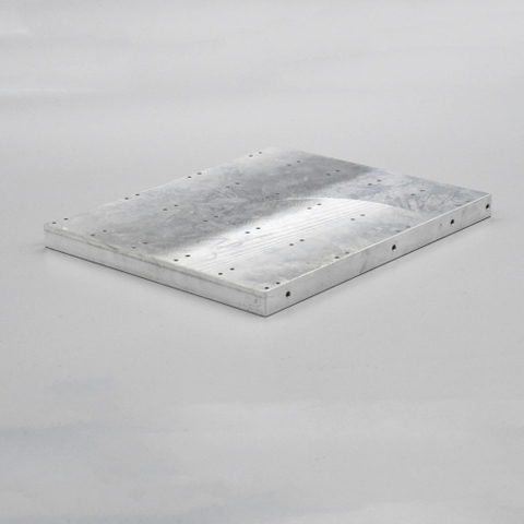 Placa fria de componentes eletrônicos de alumínio